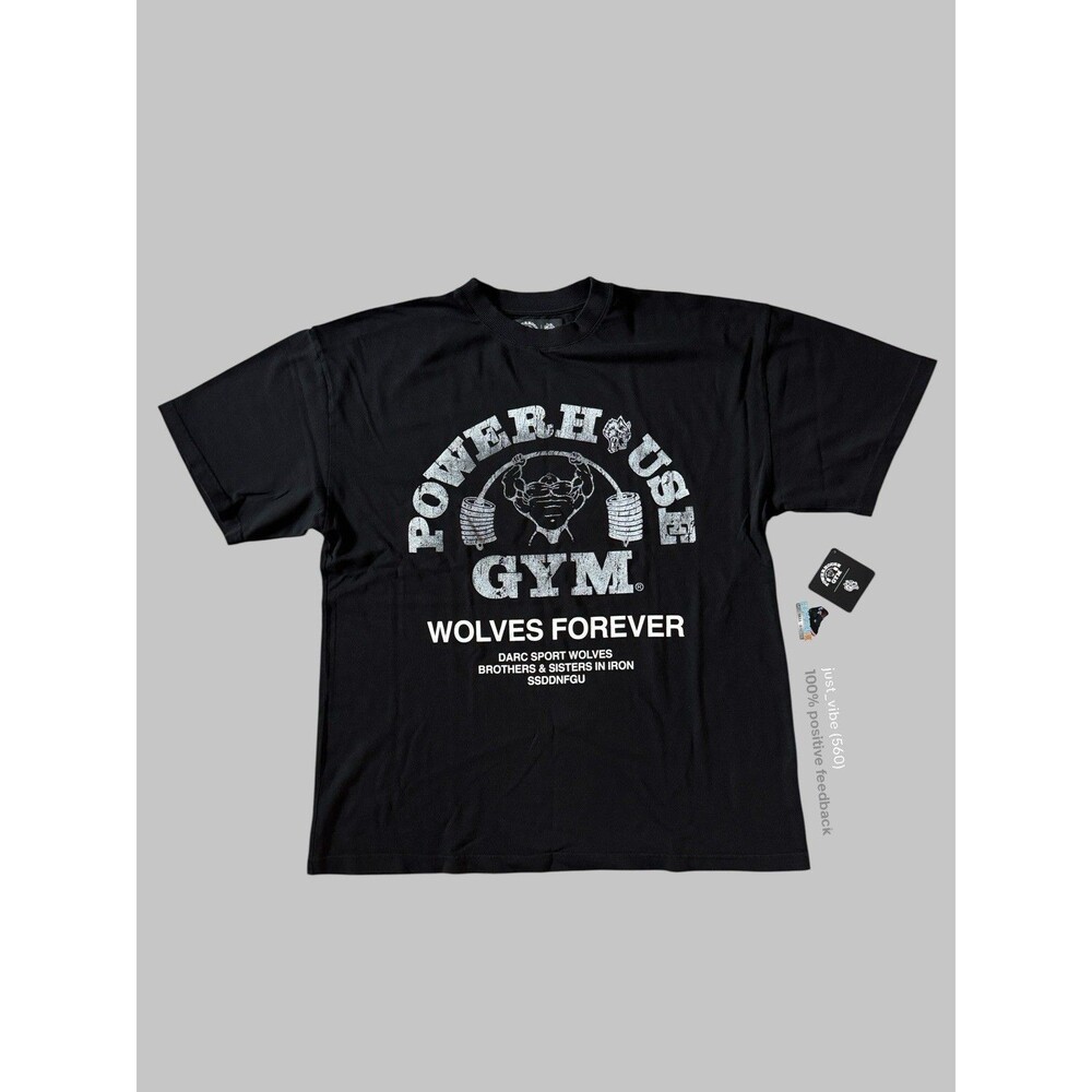 Darc Sport x Powerhouse Gym Of The Wolves Premium Tee Men’s Large NWT